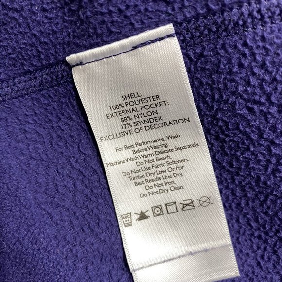 EDDIE BAUER Full Zip Up Collar Long Sleeve Fleece Jacket Women's Size Medium - Picture 8 of 12